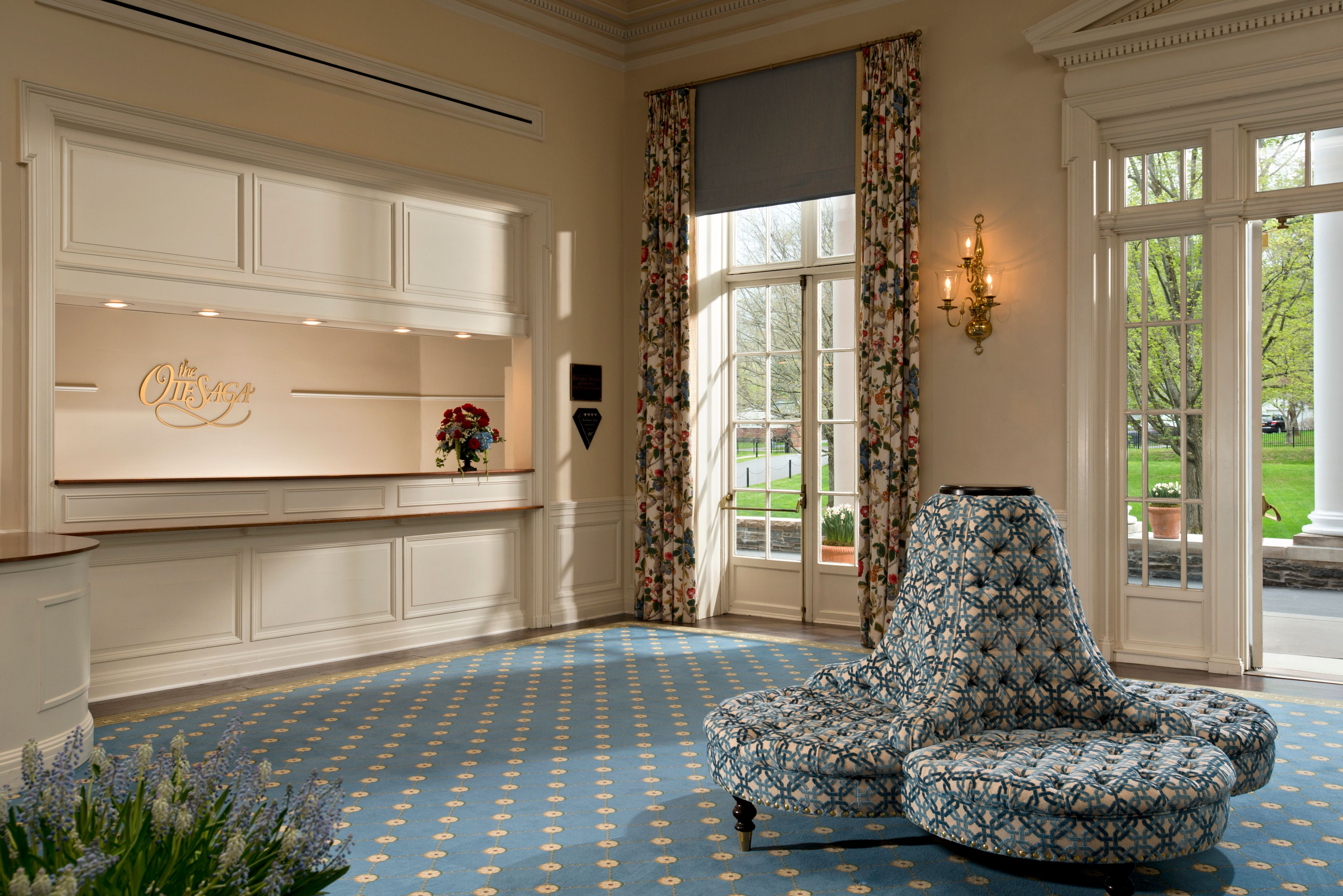 Image of Otesaga Hotel Front Desk The Otesaga Hotel and Cooper Inn Cooperstown New York
